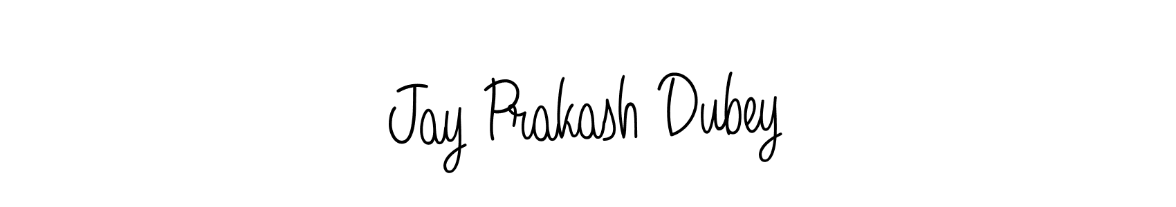 How to make Jay Prakash Dubey name signature. Use Angelique-Rose-font-FFP style for creating short signs online. This is the latest handwritten sign. Jay Prakash Dubey signature style 5 images and pictures png