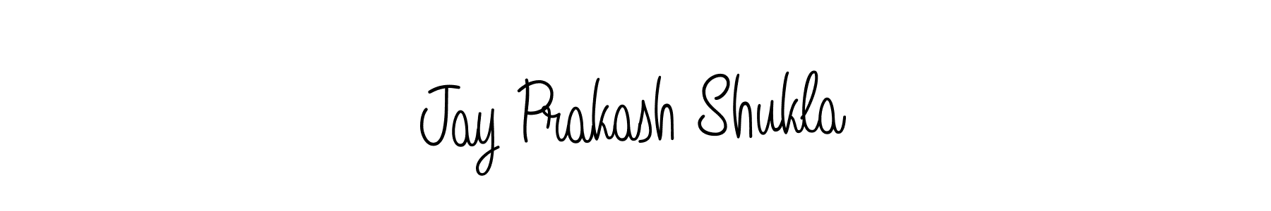 The best way (Angelique-Rose-font-FFP) to make a short signature is to pick only two or three words in your name. The name Jay Prakash Shukla include a total of six letters. For converting this name. Jay Prakash Shukla signature style 5 images and pictures png