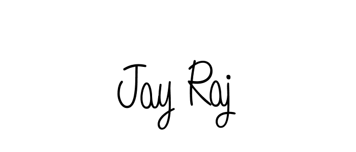 Design your own signature with our free online signature maker. With this signature software, you can create a handwritten (Angelique-Rose-font-FFP) signature for name Jay Raj. Jay Raj signature style 5 images and pictures png