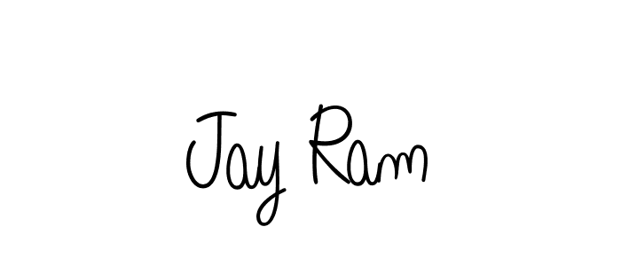 Jay Ram stylish signature style. Best Handwritten Sign (Angelique-Rose-font-FFP) for my name. Handwritten Signature Collection Ideas for my name Jay Ram. Jay Ram signature style 5 images and pictures png