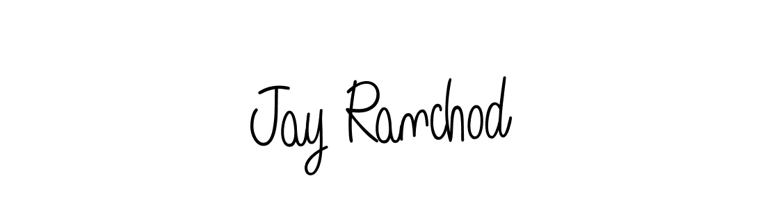 The best way (Angelique-Rose-font-FFP) to make a short signature is to pick only two or three words in your name. The name Jay Ranchod include a total of six letters. For converting this name. Jay Ranchod signature style 5 images and pictures png