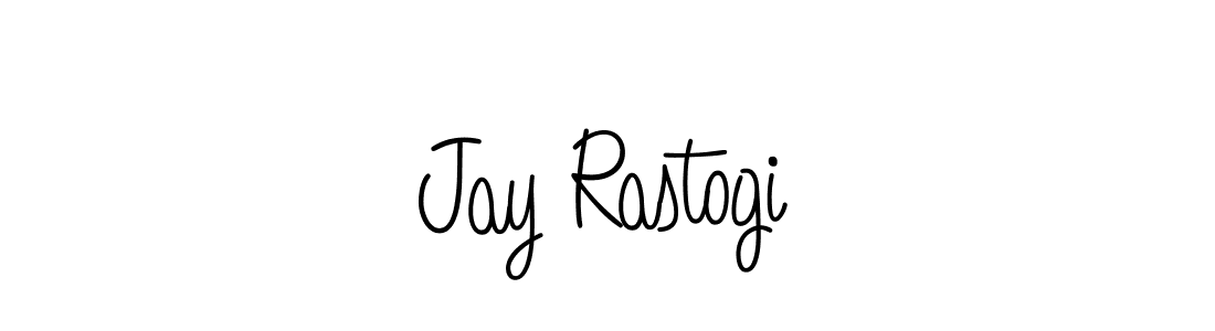 Design your own signature with our free online signature maker. With this signature software, you can create a handwritten (Angelique-Rose-font-FFP) signature for name Jay Rastogi. Jay Rastogi signature style 5 images and pictures png