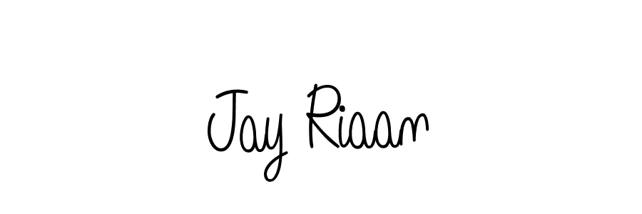 You should practise on your own different ways (Angelique-Rose-font-FFP) to write your name (Jay Riaan) in signature. don't let someone else do it for you. Jay Riaan signature style 5 images and pictures png