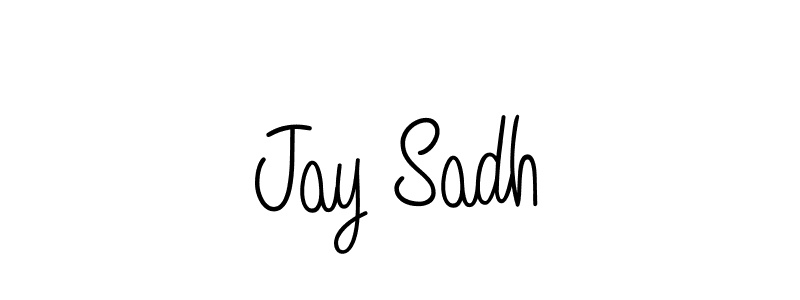 Also we have Jay Sadh name is the best signature style. Create professional handwritten signature collection using Angelique-Rose-font-FFP autograph style. Jay Sadh signature style 5 images and pictures png