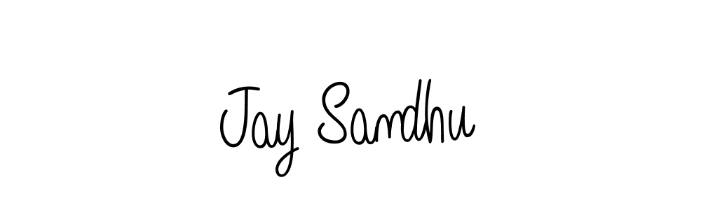 Make a beautiful signature design for name Jay Sandhu. With this signature (Angelique-Rose-font-FFP) style, you can create a handwritten signature for free. Jay Sandhu signature style 5 images and pictures png
