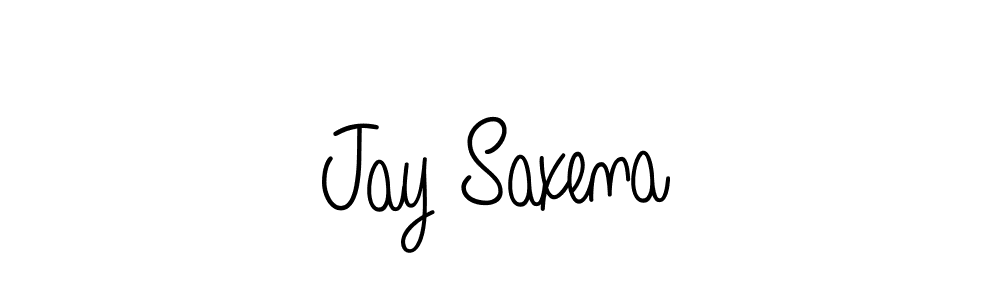 How to make Jay Saxena name signature. Use Angelique-Rose-font-FFP style for creating short signs online. This is the latest handwritten sign. Jay Saxena signature style 5 images and pictures png