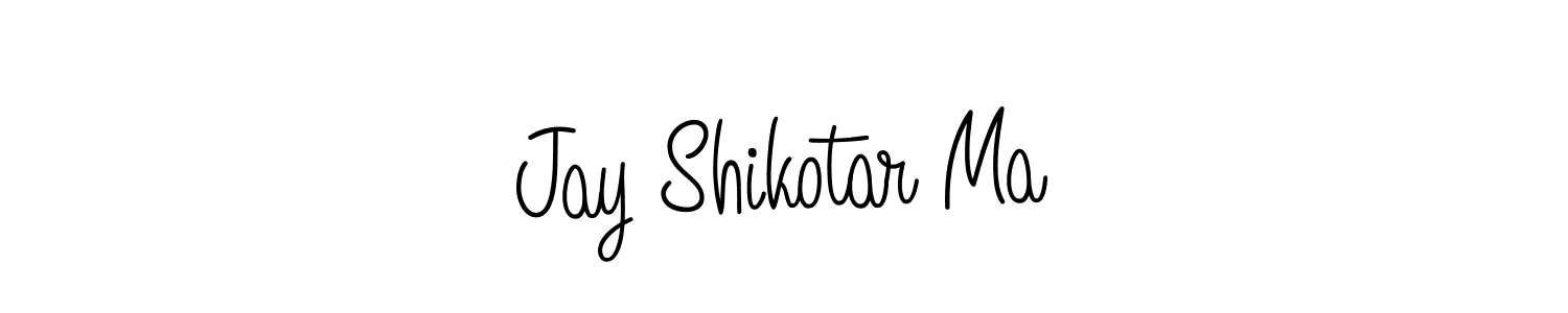 How to make Jay Shikotar Ma signature? Angelique-Rose-font-FFP is a professional autograph style. Create handwritten signature for Jay Shikotar Ma name. Jay Shikotar Ma signature style 5 images and pictures png