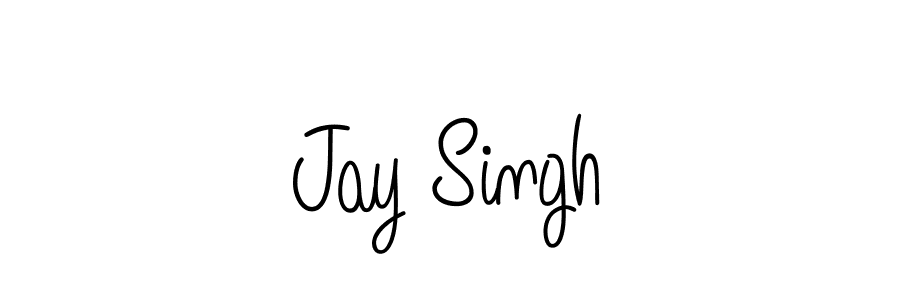 Design your own signature with our free online signature maker. With this signature software, you can create a handwritten (Angelique-Rose-font-FFP) signature for name Jay Singh. Jay Singh signature style 5 images and pictures png