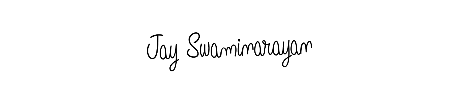 Make a beautiful signature design for name Jay Swaminarayan. With this signature (Angelique-Rose-font-FFP) style, you can create a handwritten signature for free. Jay Swaminarayan signature style 5 images and pictures png