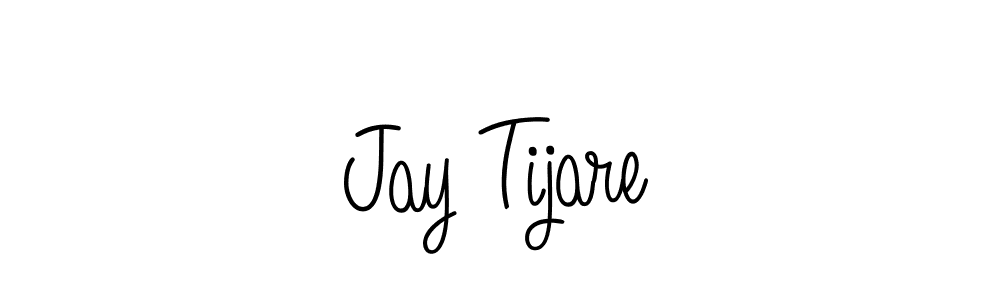 Design your own signature with our free online signature maker. With this signature software, you can create a handwritten (Angelique-Rose-font-FFP) signature for name Jay Tijare. Jay Tijare signature style 5 images and pictures png