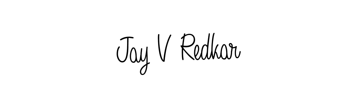 It looks lik you need a new signature style for name Jay V Redkar. Design unique handwritten (Angelique-Rose-font-FFP) signature with our free signature maker in just a few clicks. Jay V Redkar signature style 5 images and pictures png