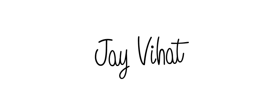 Best and Professional Signature Style for Jay Vihat. Angelique-Rose-font-FFP Best Signature Style Collection. Jay Vihat signature style 5 images and pictures png