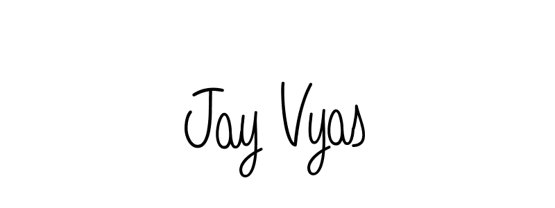 How to make Jay Vyas signature? Angelique-Rose-font-FFP is a professional autograph style. Create handwritten signature for Jay Vyas name. Jay Vyas signature style 5 images and pictures png