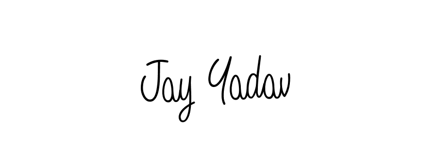 How to Draw Jay Yadav signature style? Angelique-Rose-font-FFP is a latest design signature styles for name Jay Yadav. Jay Yadav signature style 5 images and pictures png