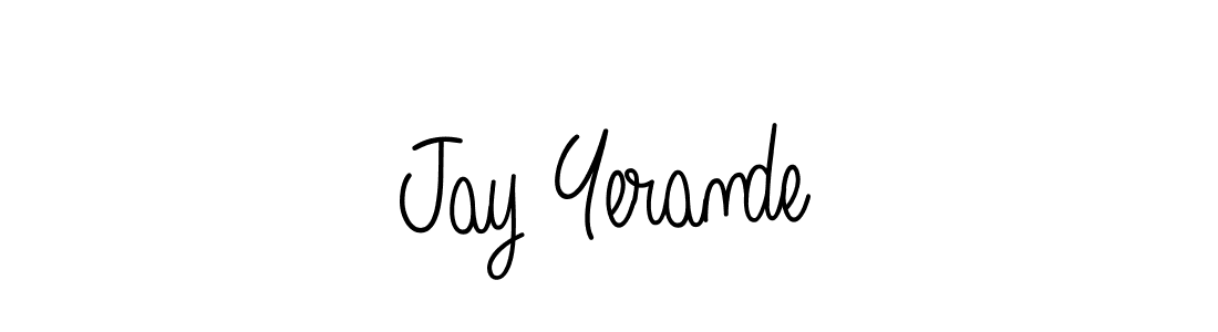 if you are searching for the best signature style for your name Jay Yerande. so please give up your signature search. here we have designed multiple signature styles  using Angelique-Rose-font-FFP. Jay Yerande signature style 5 images and pictures png