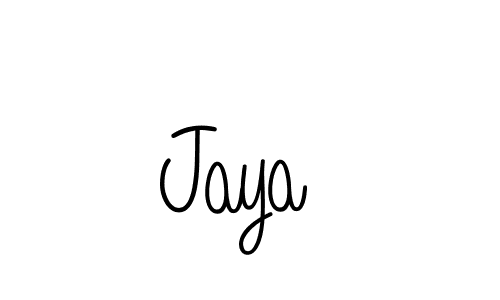 How to make Jaya  name signature. Use Angelique-Rose-font-FFP style for creating short signs online. This is the latest handwritten sign. Jaya  signature style 5 images and pictures png