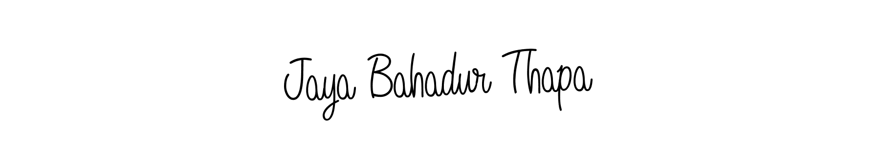 How to make Jaya Bahadur Thapa signature? Angelique-Rose-font-FFP is a professional autograph style. Create handwritten signature for Jaya Bahadur Thapa name. Jaya Bahadur Thapa signature style 5 images and pictures png