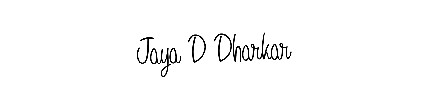 How to Draw Jaya D Dharkar signature style? Angelique-Rose-font-FFP is a latest design signature styles for name Jaya D Dharkar. Jaya D Dharkar signature style 5 images and pictures png