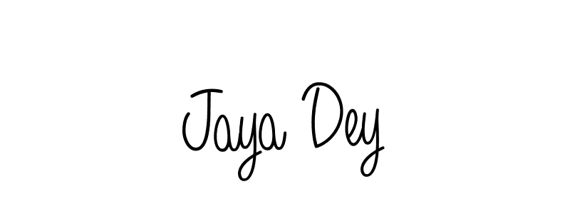 Create a beautiful signature design for name Jaya Dey. With this signature (Angelique-Rose-font-FFP) fonts, you can make a handwritten signature for free. Jaya Dey signature style 5 images and pictures png