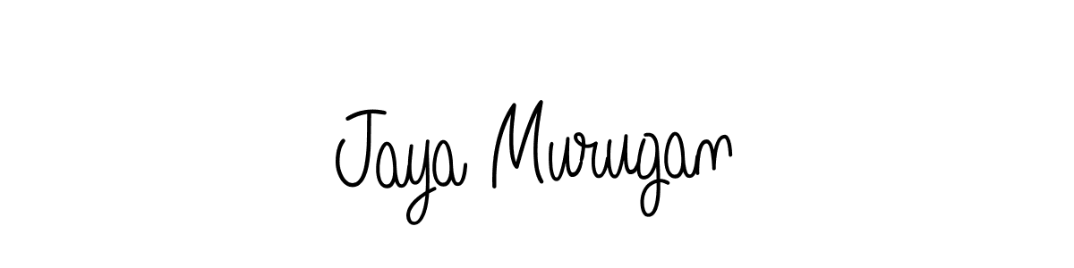 Create a beautiful signature design for name Jaya Murugan. With this signature (Angelique-Rose-font-FFP) fonts, you can make a handwritten signature for free. Jaya Murugan signature style 5 images and pictures png