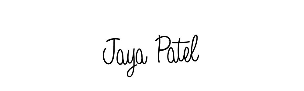 How to Draw Jaya Patel signature style? Angelique-Rose-font-FFP is a latest design signature styles for name Jaya Patel. Jaya Patel signature style 5 images and pictures png