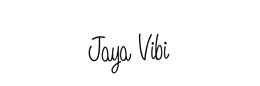 Best and Professional Signature Style for Jaya Vibi. Angelique-Rose-font-FFP Best Signature Style Collection. Jaya Vibi signature style 5 images and pictures png