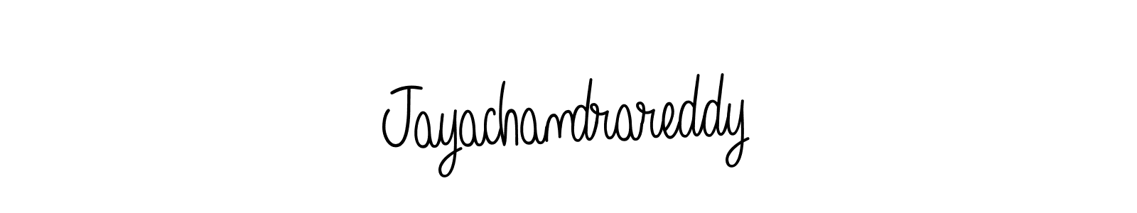 How to make Jayachandrareddy signature? Angelique-Rose-font-FFP is a professional autograph style. Create handwritten signature for Jayachandrareddy name. Jayachandrareddy signature style 5 images and pictures png