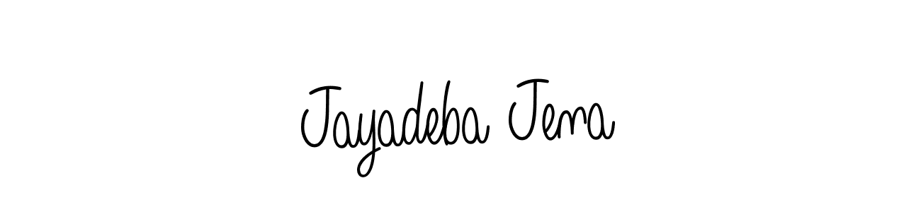 Also You can easily find your signature by using the search form. We will create Jayadeba Jena name handwritten signature images for you free of cost using Angelique-Rose-font-FFP sign style. Jayadeba Jena signature style 5 images and pictures png