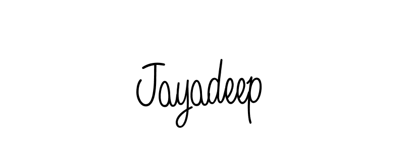 The best way (Angelique-Rose-font-FFP) to make a short signature is to pick only two or three words in your name. The name Jayadeep include a total of six letters. For converting this name. Jayadeep signature style 5 images and pictures png