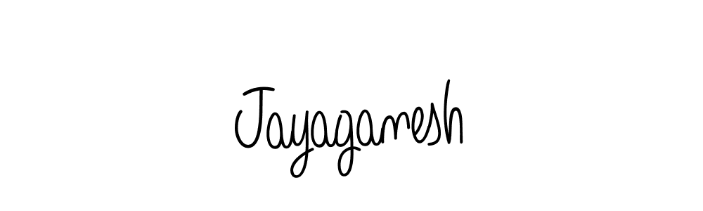 You should practise on your own different ways (Angelique-Rose-font-FFP) to write your name (Jayaganesh) in signature. don't let someone else do it for you. Jayaganesh signature style 5 images and pictures png