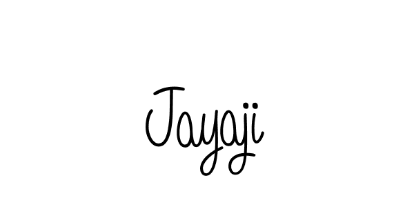 How to make Jayaji name signature. Use Angelique-Rose-font-FFP style for creating short signs online. This is the latest handwritten sign. Jayaji signature style 5 images and pictures png