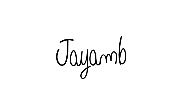 Once you've used our free online signature maker to create your best signature Angelique-Rose-font-FFP style, it's time to enjoy all of the benefits that Jayamb name signing documents. Jayamb signature style 5 images and pictures png