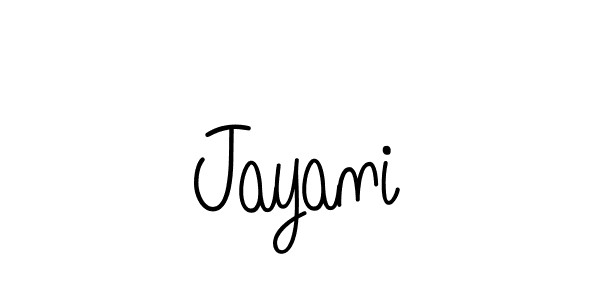 The best way (Angelique-Rose-font-FFP) to make a short signature is to pick only two or three words in your name. The name Jayani include a total of six letters. For converting this name. Jayani signature style 5 images and pictures png