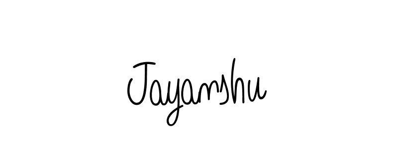 Make a beautiful signature design for name Jayanshu. Use this online signature maker to create a handwritten signature for free. Jayanshu signature style 5 images and pictures png