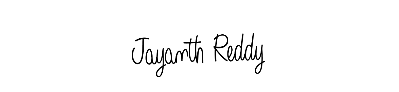 Make a beautiful signature design for name Jayanth Reddy. Use this online signature maker to create a handwritten signature for free. Jayanth Reddy signature style 5 images and pictures png