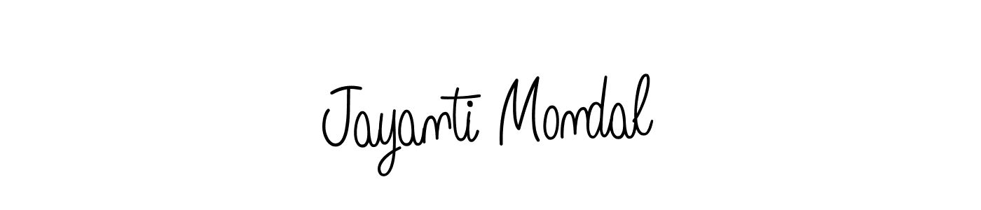 Angelique-Rose-font-FFP is a professional signature style that is perfect for those who want to add a touch of class to their signature. It is also a great choice for those who want to make their signature more unique. Get Jayanti Mondal name to fancy signature for free. Jayanti Mondal signature style 5 images and pictures png