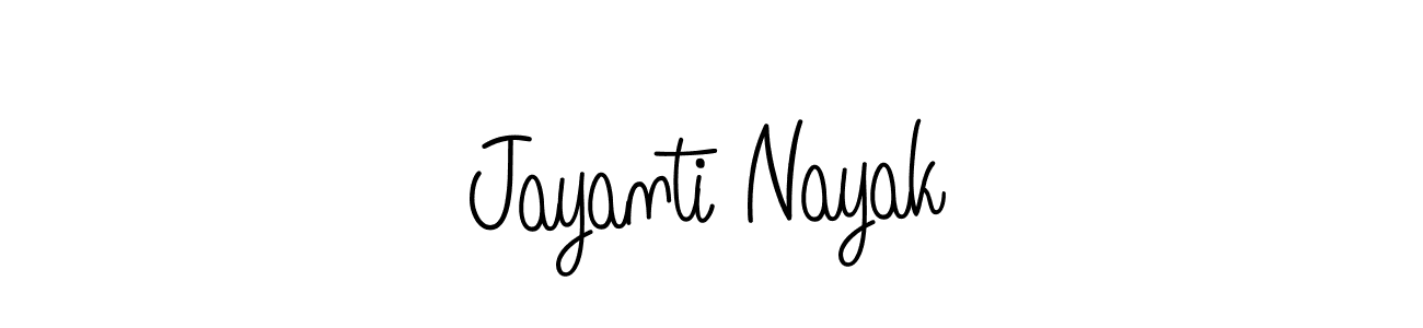 Jayanti Nayak stylish signature style. Best Handwritten Sign (Angelique-Rose-font-FFP) for my name. Handwritten Signature Collection Ideas for my name Jayanti Nayak. Jayanti Nayak signature style 5 images and pictures png