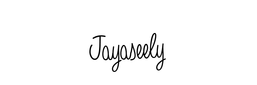 Once you've used our free online signature maker to create your best signature Angelique-Rose-font-FFP style, it's time to enjoy all of the benefits that Jayaseely name signing documents. Jayaseely signature style 5 images and pictures png
