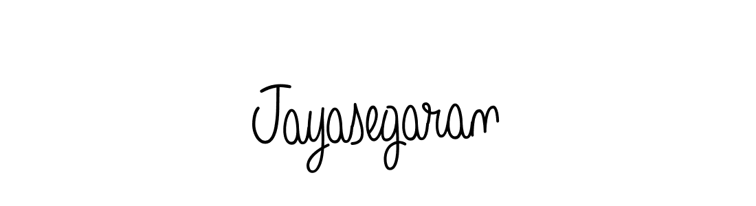 Use a signature maker to create a handwritten signature online. With this signature software, you can design (Angelique-Rose-font-FFP) your own signature for name Jayasegaran. Jayasegaran signature style 5 images and pictures png