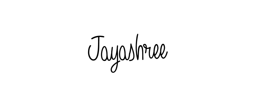 Create a beautiful signature design for name Jayashree. With this signature (Angelique-Rose-font-FFP) fonts, you can make a handwritten signature for free. Jayashree signature style 5 images and pictures png