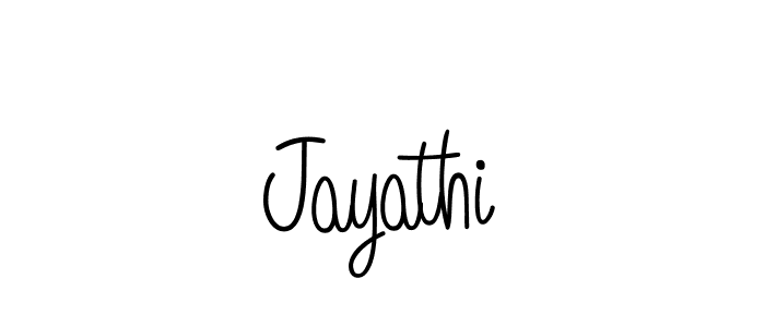 How to make Jayathi name signature. Use Angelique-Rose-font-FFP style for creating short signs online. This is the latest handwritten sign. Jayathi signature style 5 images and pictures png