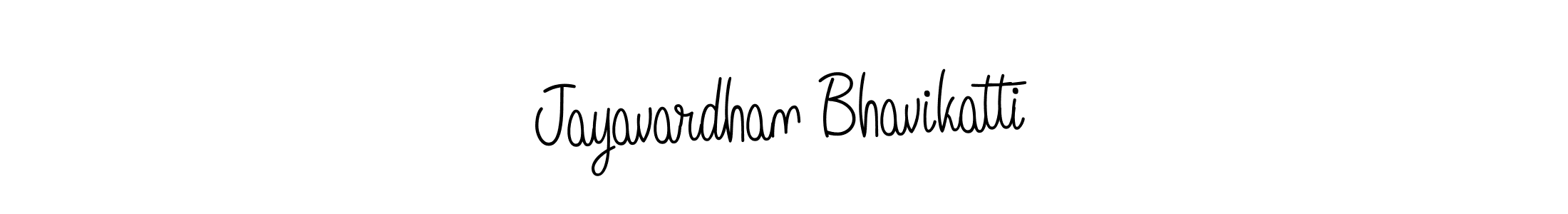 How to make Jayavardhan Bhavikatti name signature. Use Angelique-Rose-font-FFP style for creating short signs online. This is the latest handwritten sign. Jayavardhan Bhavikatti signature style 5 images and pictures png