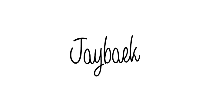 You should practise on your own different ways (Angelique-Rose-font-FFP) to write your name (Jaybaek) in signature. don't let someone else do it for you. Jaybaek signature style 5 images and pictures png