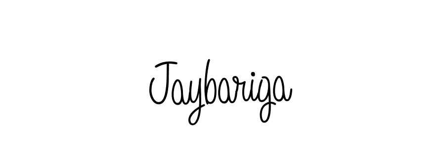 Design your own signature with our free online signature maker. With this signature software, you can create a handwritten (Angelique-Rose-font-FFP) signature for name Jaybariga. Jaybariga signature style 5 images and pictures png