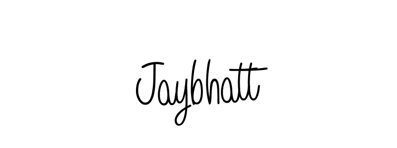 Jaybhatt stylish signature style. Best Handwritten Sign (Angelique-Rose-font-FFP) for my name. Handwritten Signature Collection Ideas for my name Jaybhatt. Jaybhatt signature style 5 images and pictures png