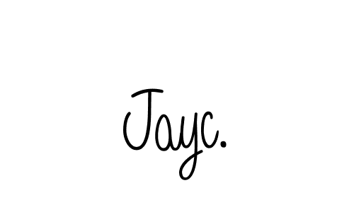 Also we have Jayc. name is the best signature style. Create professional handwritten signature collection using Angelique-Rose-font-FFP autograph style. Jayc. signature style 5 images and pictures png