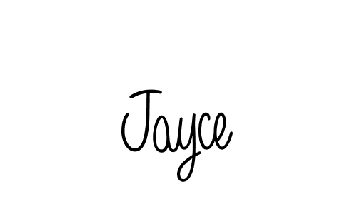 Use a signature maker to create a handwritten signature online. With this signature software, you can design (Angelique-Rose-font-FFP) your own signature for name Jayce. Jayce signature style 5 images and pictures png