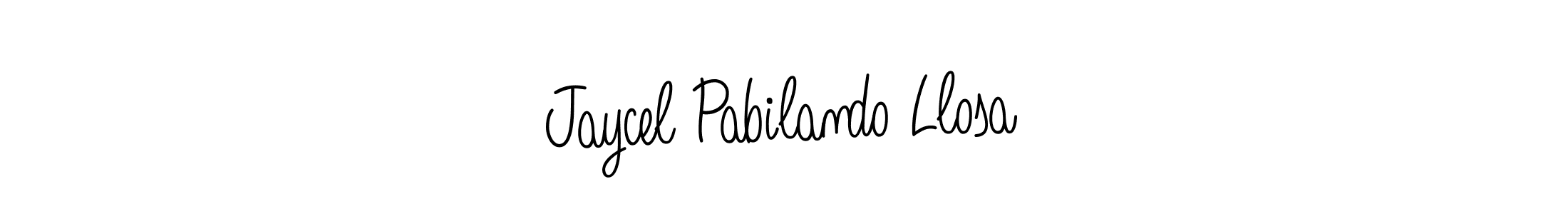 You should practise on your own different ways (Angelique-Rose-font-FFP) to write your name (Jaycel Pabilando Llosa) in signature. don't let someone else do it for you. Jaycel Pabilando Llosa signature style 5 images and pictures png