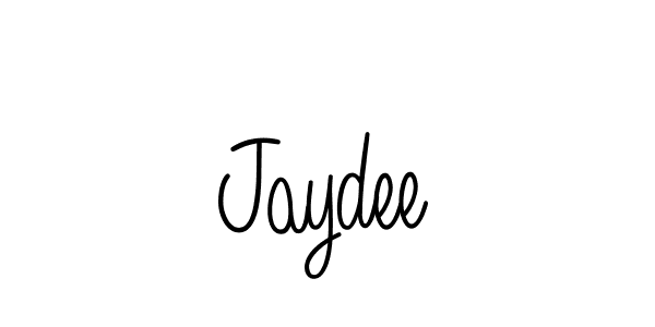 Create a beautiful signature design for name Jaydee. With this signature (Angelique-Rose-font-FFP) fonts, you can make a handwritten signature for free. Jaydee signature style 5 images and pictures png