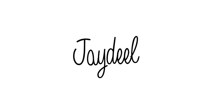 Design your own signature with our free online signature maker. With this signature software, you can create a handwritten (Angelique-Rose-font-FFP) signature for name Jaydeel. Jaydeel signature style 5 images and pictures png